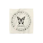 NEROの26 butterflies　アイボリー Towel Handkerchief