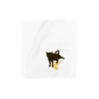 10-grove(Kidati)の【黒猫ストレッチ】 Towel Handkerchief