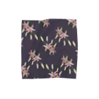 あおちゃん商会のThunberg Lily （スカシユリ） モーブ Towel Handkerchief
