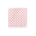 きまぐれノーティのきまぐれWa風「角七宝」_紅白 Towel Handkerchief