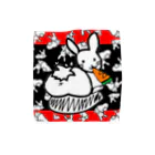 🤍一ノ瀬 彩 🐇⸒⸒ suzuri支店🤍のｶｵｽうさぎ:和風(Ｍ用) Towel Handkerchief