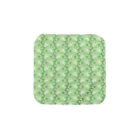 みかんの楽しい犬の模様２（緑） Towel Handkerchief