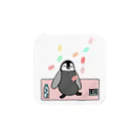 J's Mart 2ndのお花見ペンギン Towel Handkerchief