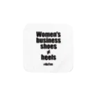 #KuToo Wave of Actionの「Women's business shoes ≠ heels」 タオルハンカチ※配送日にご注意ください。 タオルハンカチ