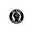 BLACK POWERのブラックパワー　サークルver タオルハンカチ