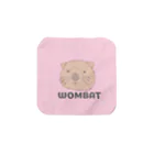 🍎デグーと服と雑貨屋さん🍏のWOMBAT🌸PINK   #ウォンバットグッズ Towel Handkerchief