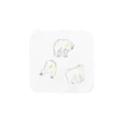 misa itoiの3びきのpolar bear Towel Handkerchief