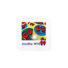 総合格闘技・フィットネス studio Willのstudio Will×INGRIDタオルハンカチS_A Towel Handkerchief