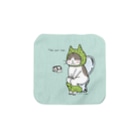 ほっかむねこ屋（アトリエほっかむ）のトイレねこのハンカチ Towel Handkerchief