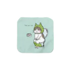 ほっかむねこ屋（アトリエほっかむ）のトイレねこのハンカチ Towel Handkerchief