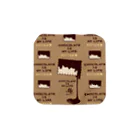 イラスト MONYAAT のCT99 CHOCOKATE IS MY LIFE*角型G Towel Handkerchief