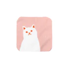 MOMOSUZUMEのしろねこ Towel Handkerchief