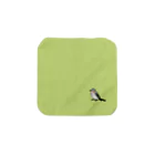 Cinnamoniaのヒヨドリ プレーン（緑） Towel Handkerchief