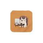 株式会社WESEEKのおしごとハリネズミ(ほっこり) Towel Handkerchief