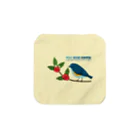 Teal Blue CoffeeのTeal Blue Bird Towel Handkerchief