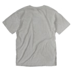 画伯ダンナのおもしろい絵のおもしろ動物  ワニ  淡色系 Washed T-Shirt :back