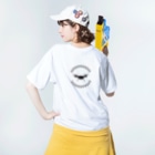 AsamaCraft(アサマクラフト)のAsamaCraftDrone Washed T-Shirt :model wear (back)
