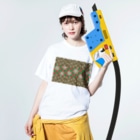 Dreamscape(LUNA)のパーティーしましょ!! Washed T-Shirt :model wear (front)