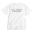 カナクギフォントの「百人一首 86番歌 西行法師」カナクギフォントL Washed T-Shirt