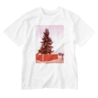 おゆのみずわりのクリスマスツリーとこども Washed T-Shirt