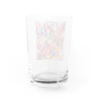 Miiie（ミエ）のらくがきんぐ Water Glass :back