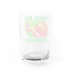 アインシュタインキャットのセクシーエスカルゴ Water Glass :back