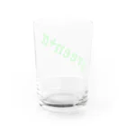 green +αのgreen+αパズルグラス【ロゴ入り】 Water Glass :back