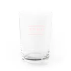 ワンポイントロゴ好きのHMYCワンポイントロゴ Water Glass :back