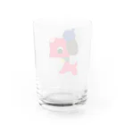 nicherϋのアップリケ✻いぬＡ Water Glass :back