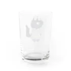 ノアオオカミのオオカミのウルフル Water Glass :back