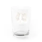 猫のイラスト屋さんのにゃんちゃん Water Glass :back