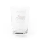 82motorcyclageのカワサキ　ザッパー　バイク Water Glass :back