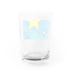 どぐまぐ商店の弾ける青玉グラス Water Glass :back