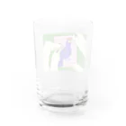 Apr.の【やってみた】ムラサキエボシドリの型抜き Water Glass :back