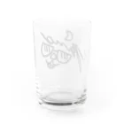 よしの(・∞・)っ =͟͟͞͞★☆のYSNサイン（黒文字） Water Glass :back