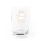 ninjin🥕のダジャレshop📣のシヴァ犬 Water Glass :back