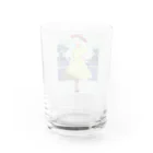 すごく健康的なショップの夏のお嬢さん Water Glass :back