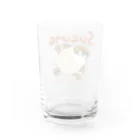 みつば牛乳のちどりーず　スズメ Water Glass :back