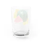 cheat omeletteのスイカの花 Water Glass :back