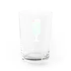 Eschscholziaのはじける想いとクリームソーダ Water Glass :back