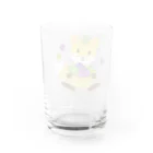 ばんぶーむーんのお店😺のかわいいキツネとブドウ Water Glass :back