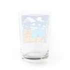 GALLERY misutawoのチェコ プラハの天文時計とティーン教会 Water Glass :back