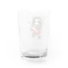 ナマケモノ屋さんの音楽好きなナマケモノさん Water Glass :back