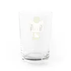 イラストレーターしらかべりえの三匹のこぶた長男 Water Glass :back