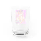 覆面MANIA＆CMLLの群馬キャット x Uno Dinero Water Glass :back