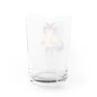 ノアオオカミのオオカミのウルフル Water Glass :back