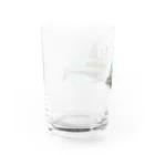 Leirion Hand Creationのwhale city Water Glass :back
