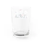 グットクルー公式 SUZURI店の「オシャレマジック！」ONモード Water Glass :back