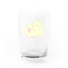 WataMayuroom☆の黄色い猫さん Water Glass :back