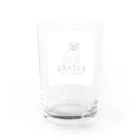 PEACE RIBBONのKATARU COFFEE Water Glass :back